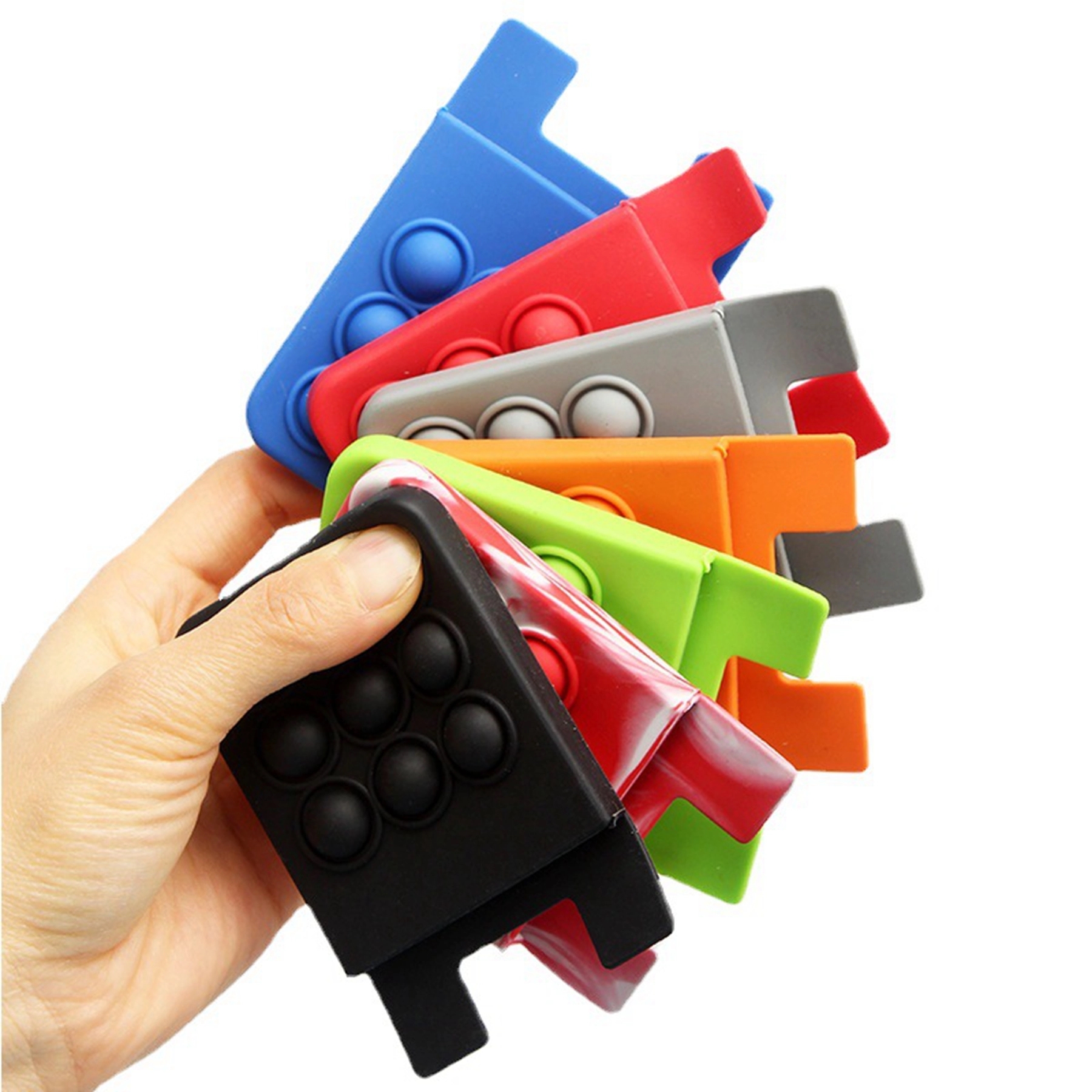Silicone Push Pop Bubble Phone Card Wallet 4