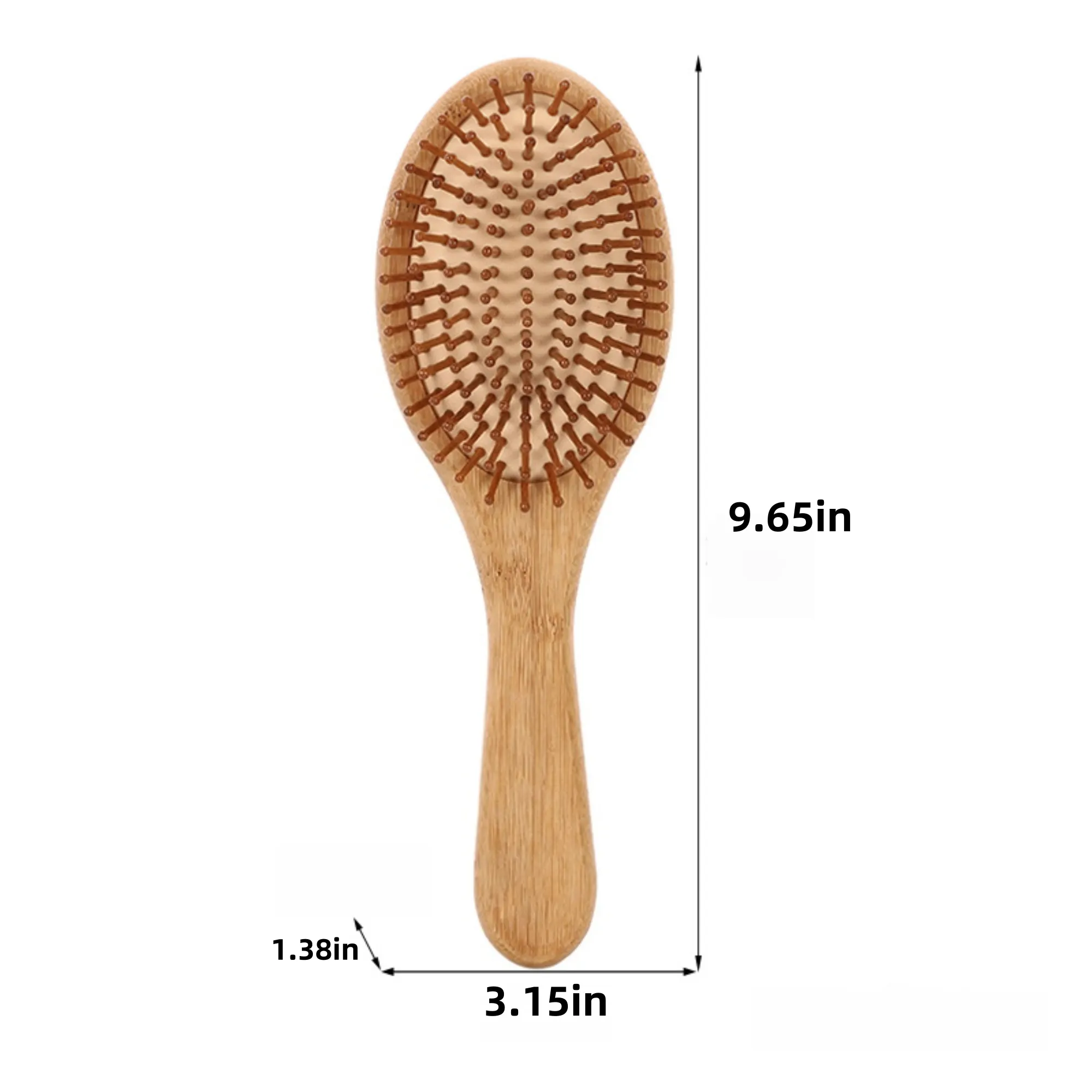 Custom Air Cushion Bamboo Hair Brush Massage Comb 3