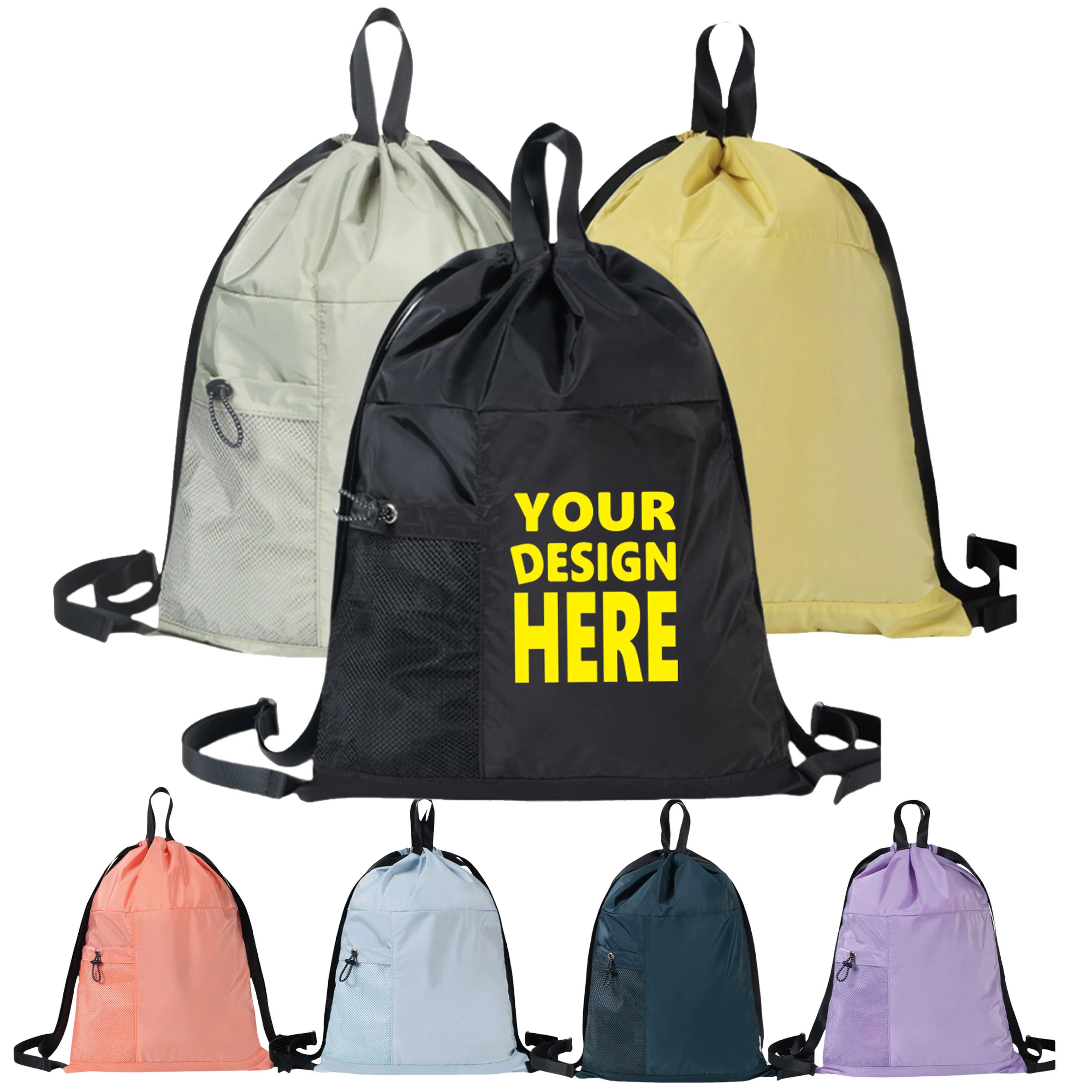 Large Capacity Drawstring Gym Bag 2