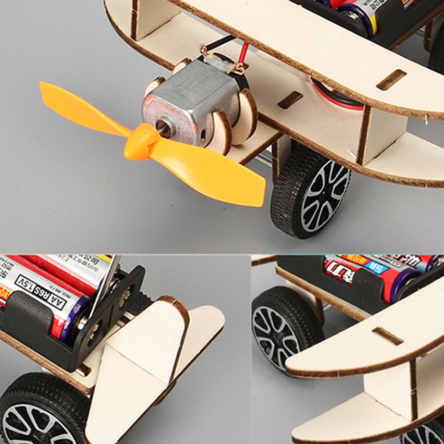 Wood Glider Kit Airplane Puzzle 3