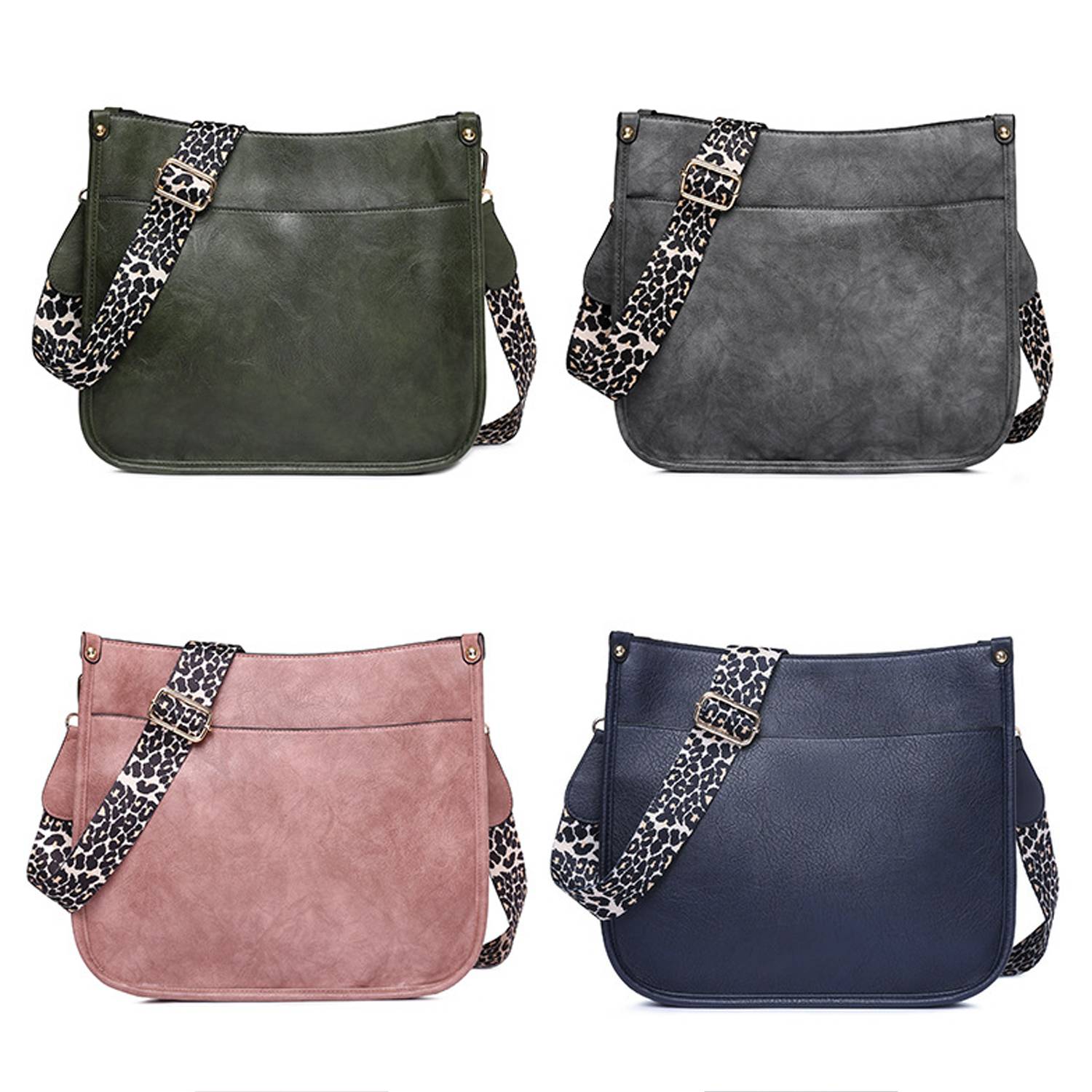 PU Leather Crossbody Bag Fashion Handbag For Women 3