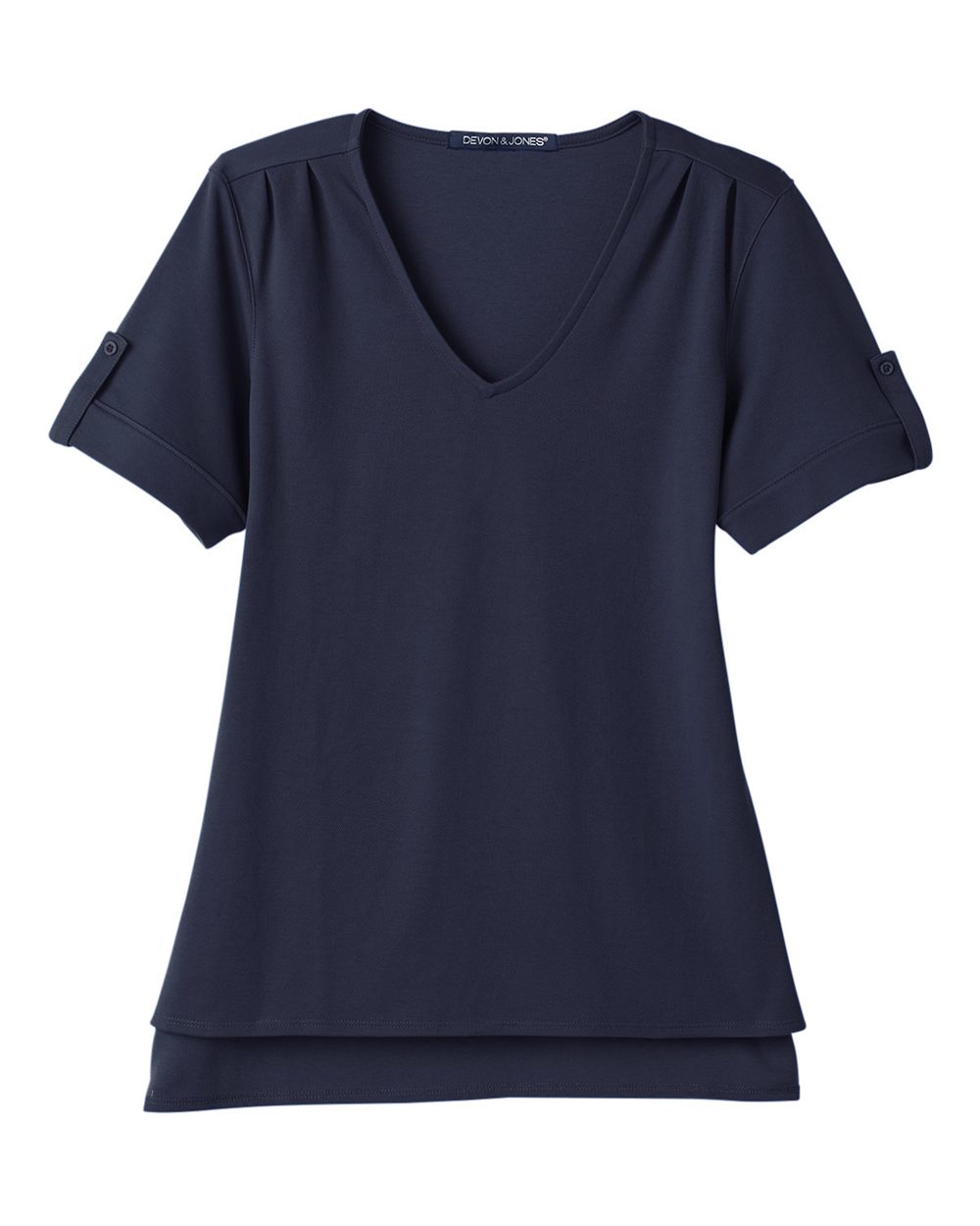 Women's CrownLux Performance® Plaited Rolled Sleeve Shirt - DG20WB 15