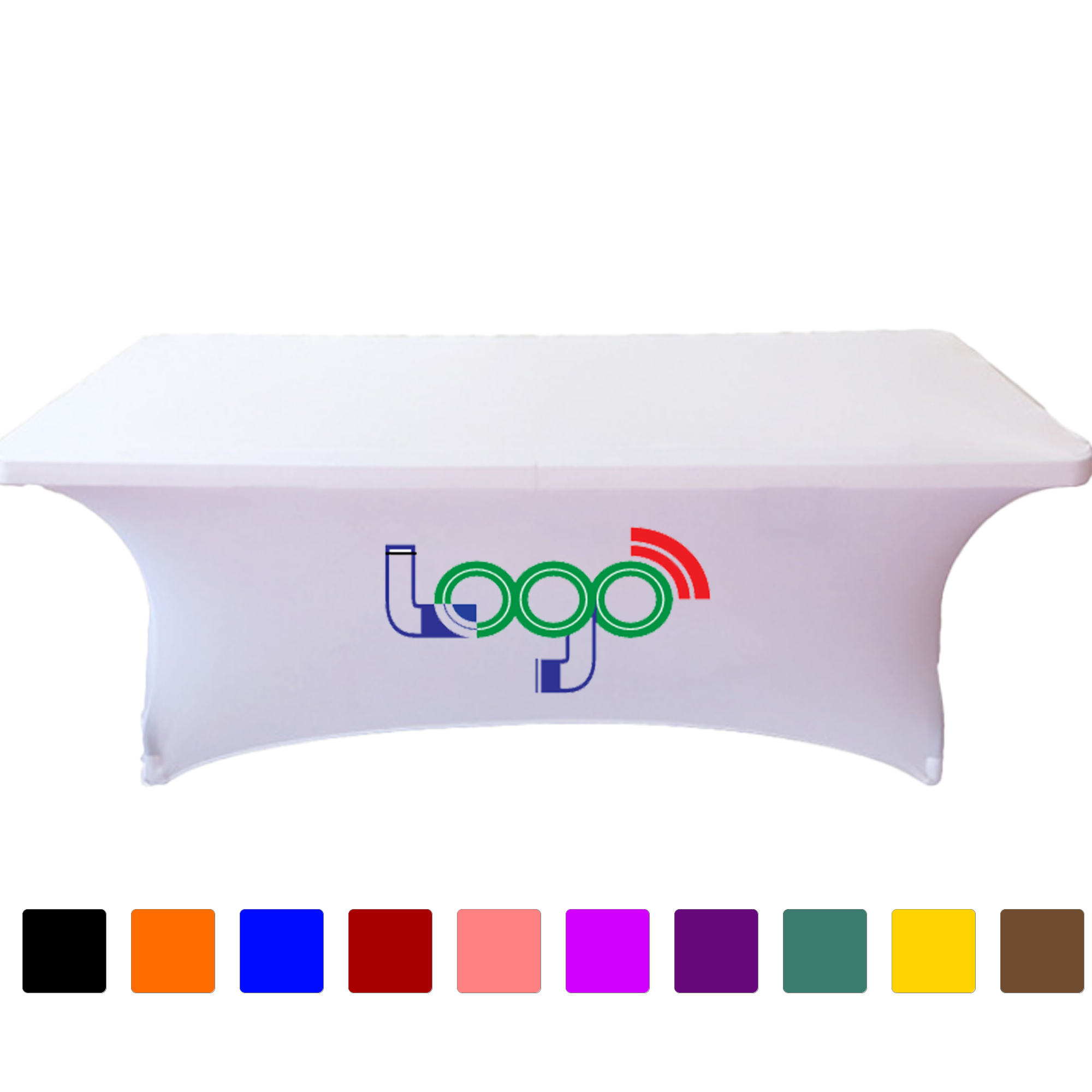 Custom Stretch Table Cover for 6FT Display Tables 2