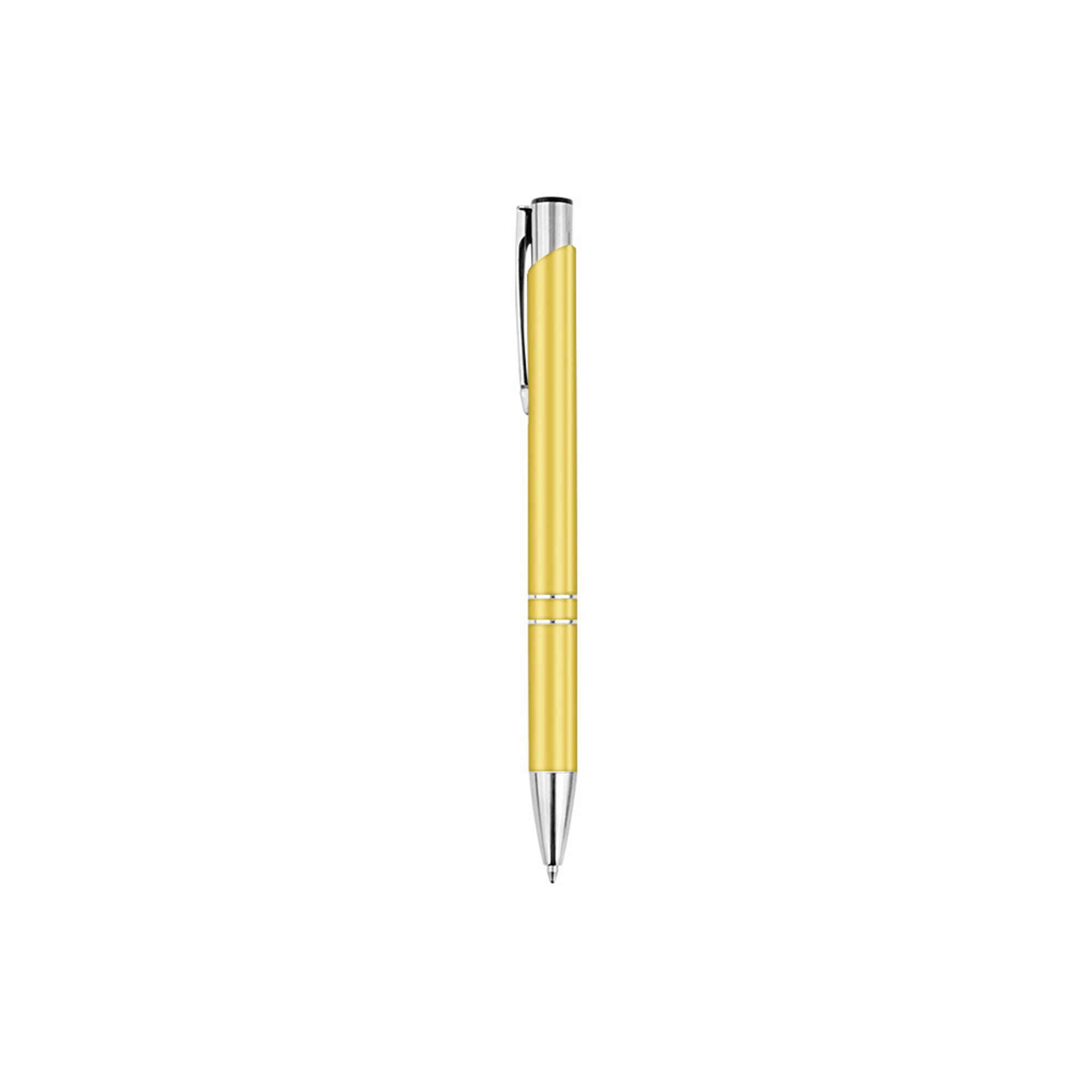 Aluminum Click Action Ballpoint Pen With Chrome Clip 15