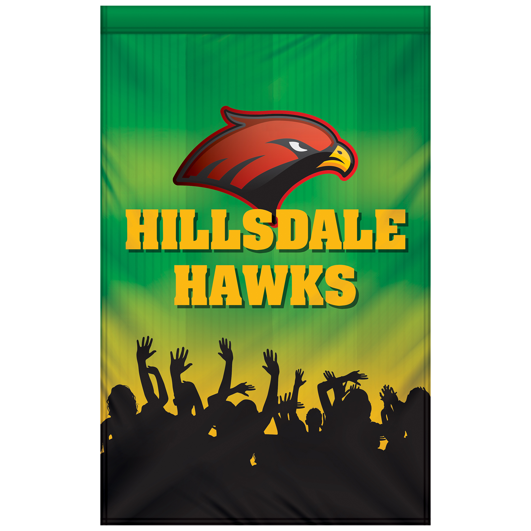 12" x 18" Custom Double Sided Garden Banner 2