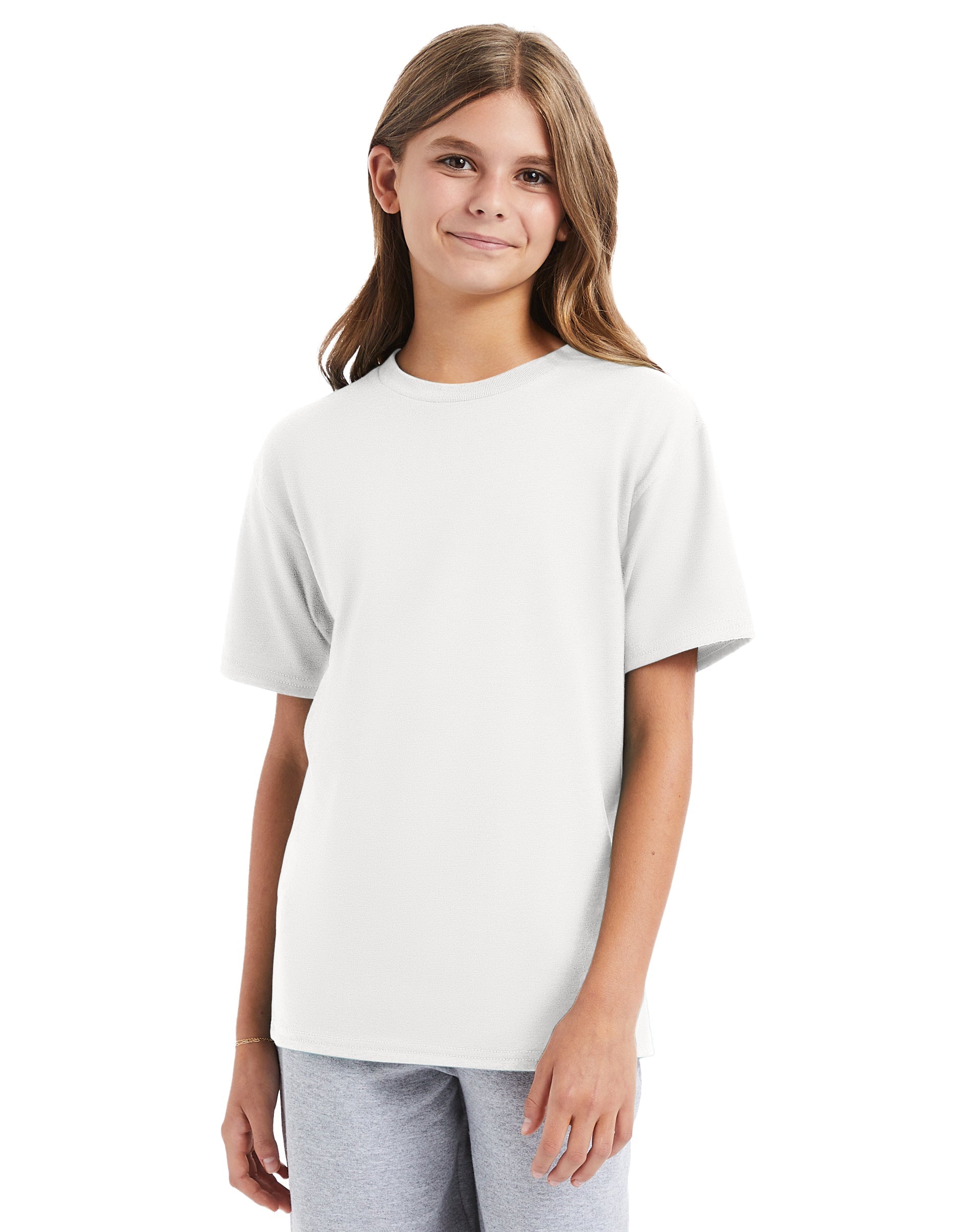 Hanes Perfect-T Youth Short Sleeve T-shirt 19