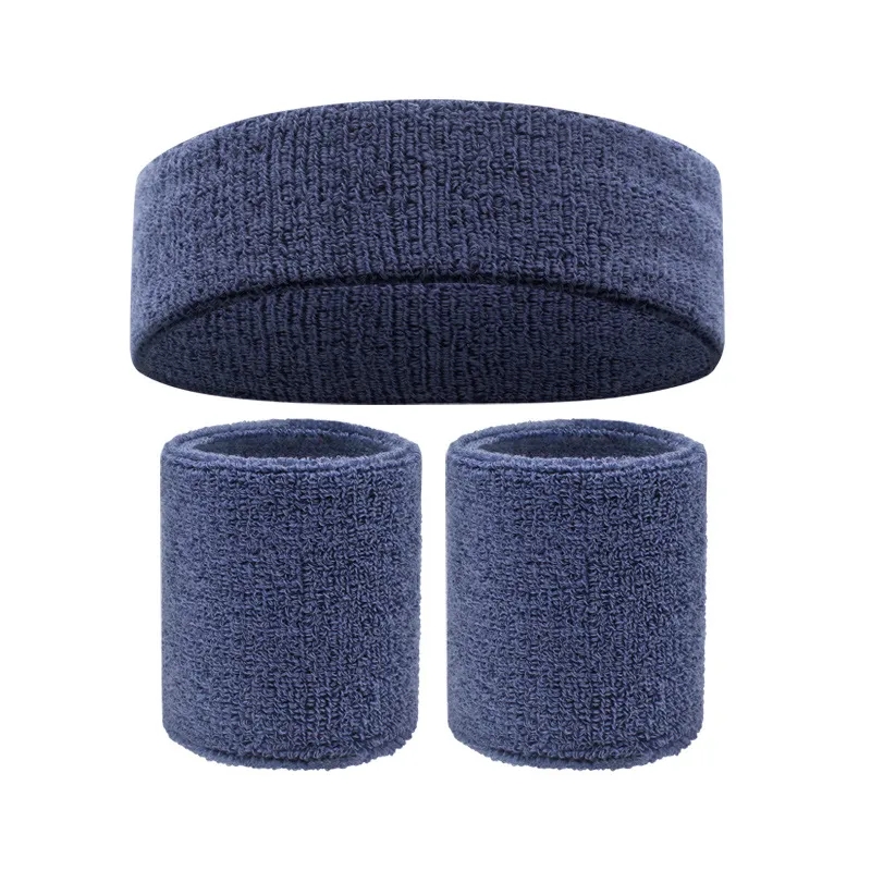Sweatband Sports Headband Wristband Set 27