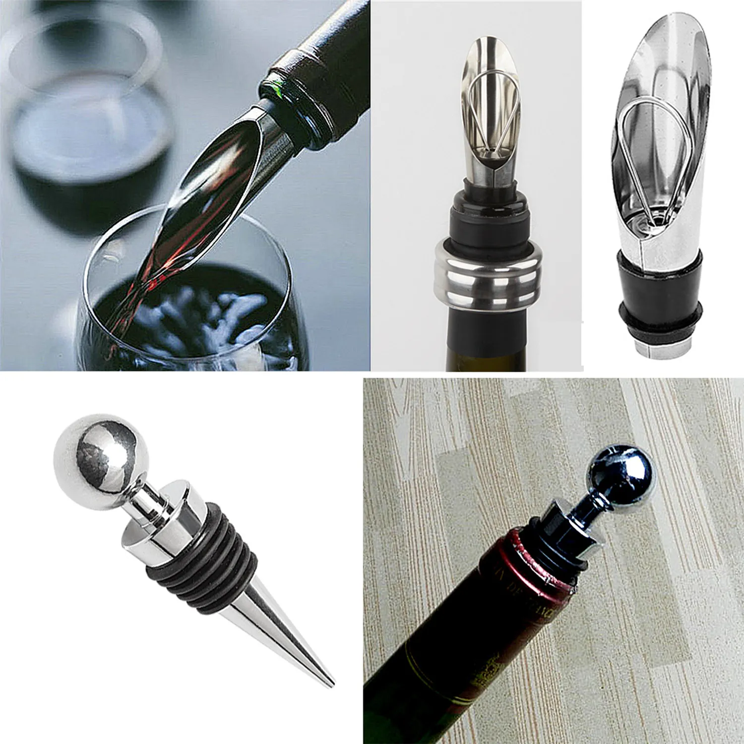Deluxe Wine Accessories And Chess Gift Set 5