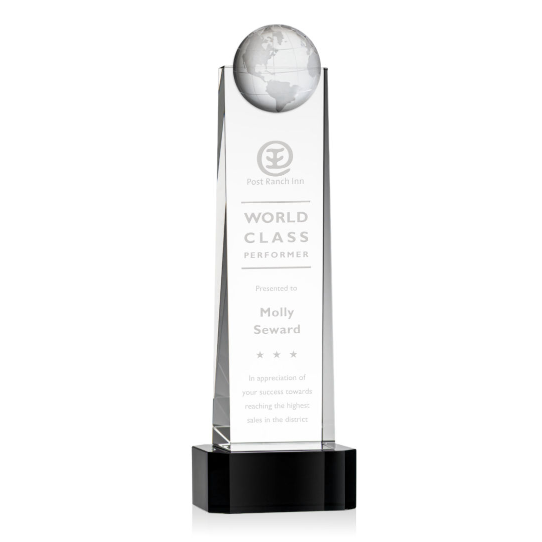 Sherbourne Globe Award on Base - Black 10