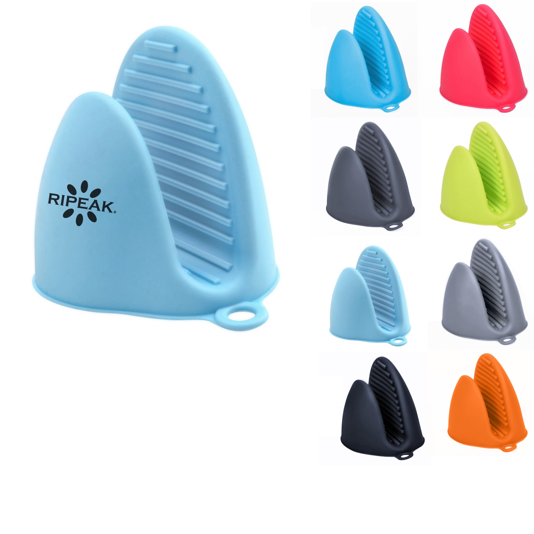 Silicone Anti Heat Glove Cooking Pinch Mitts 2