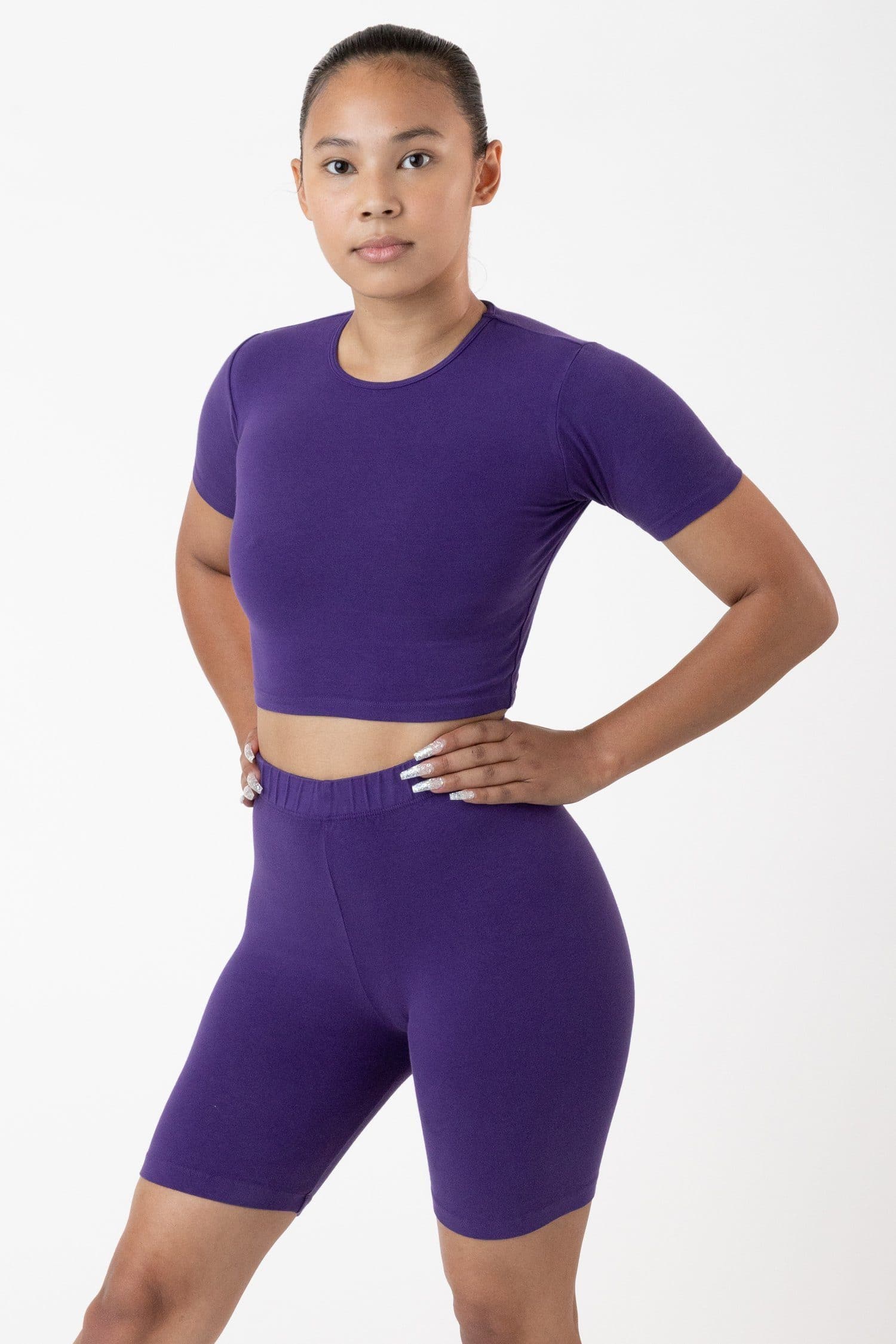 GARMENT DYE BIKE SHORTS 9