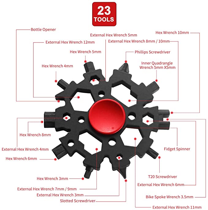 23-in-1 Snowflake Multi-Tool 13