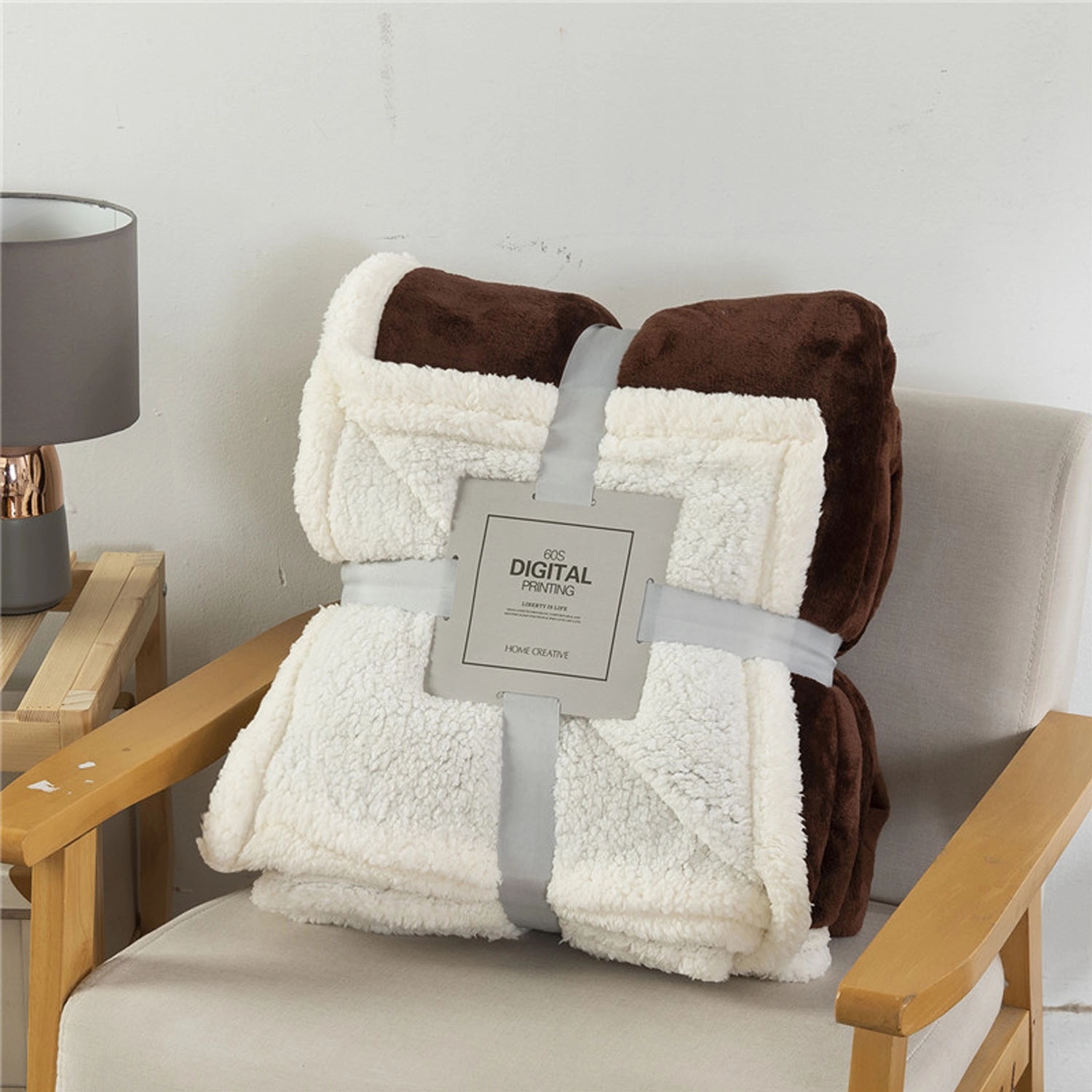 Thick Fuzzy Warm Soft Sherpa Fleece Throw Blanket 2