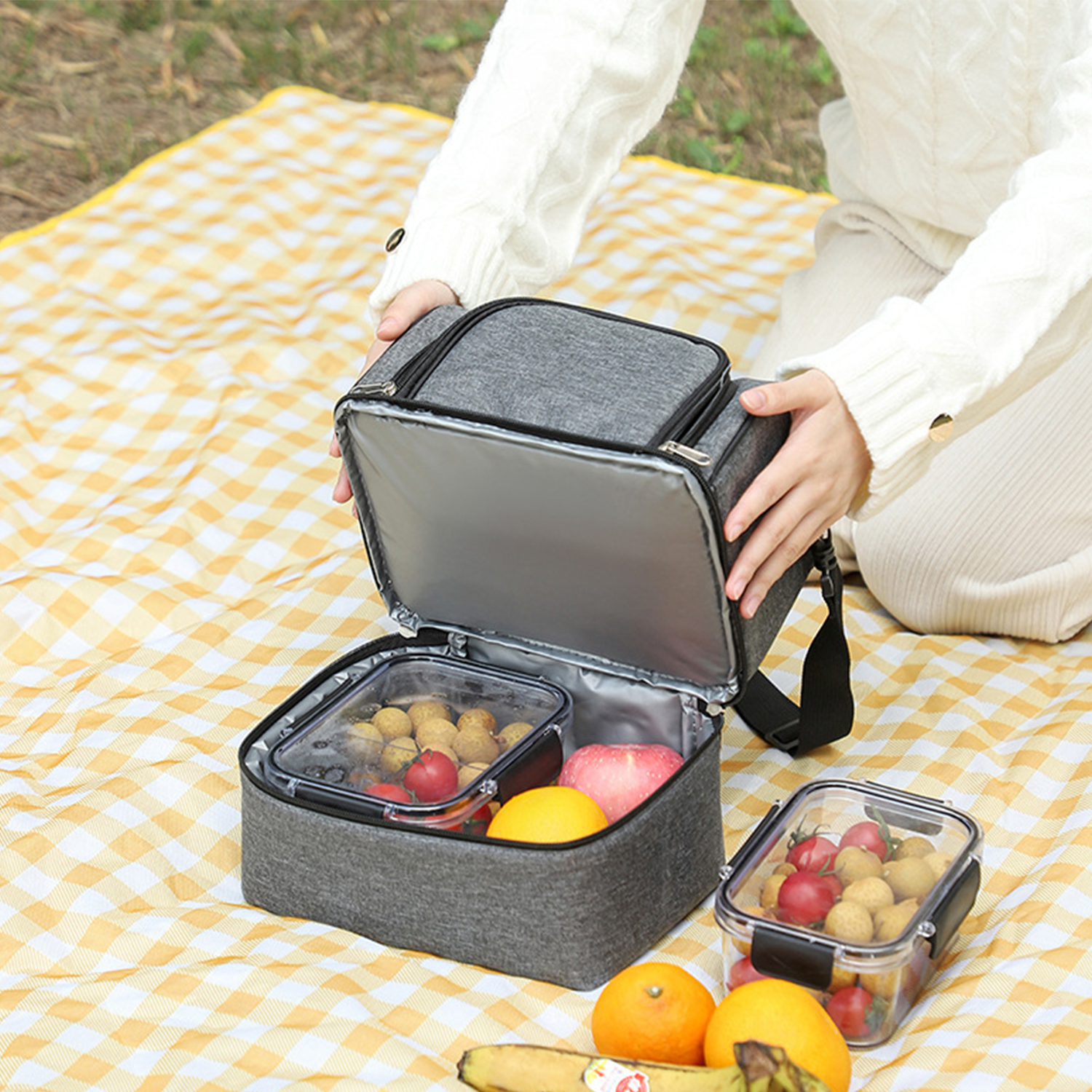 Reusable Insulated Lunch Box for Office 4