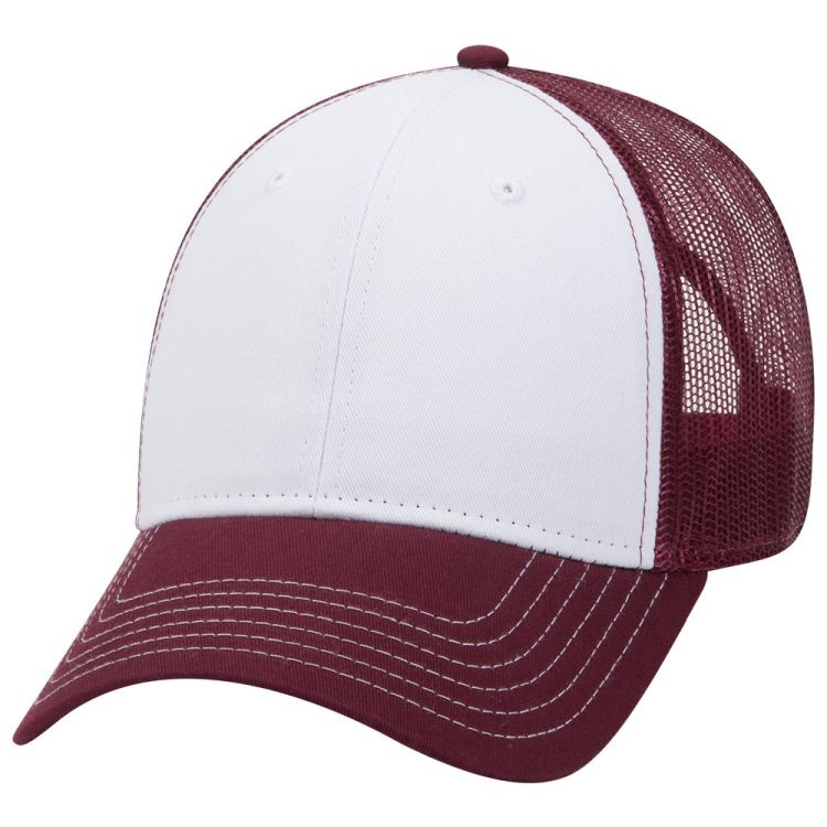 OTTO CAP® 6 Panel Low Profile Mesh Back Trucker Hat 282