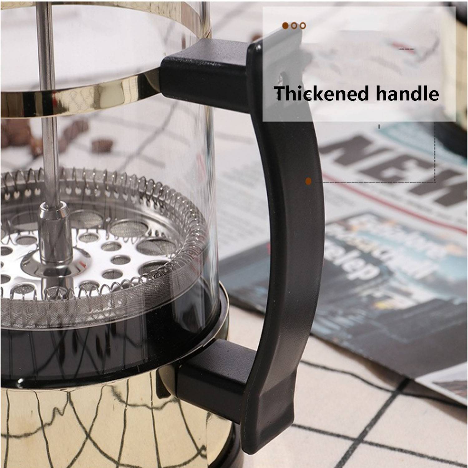 27OZ Stainless Steel Studio Coffee Maker 7