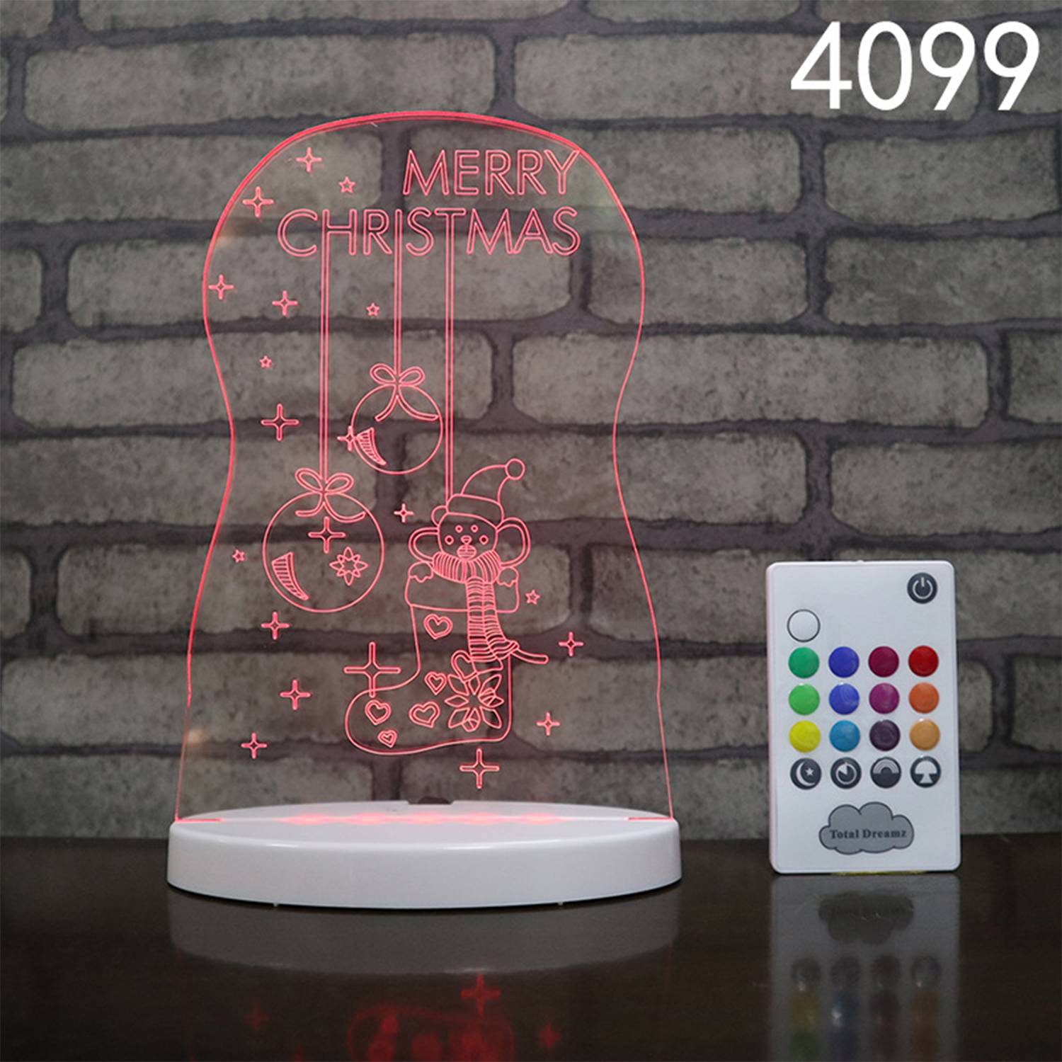 Acrylic 3D Night Light Customized 6