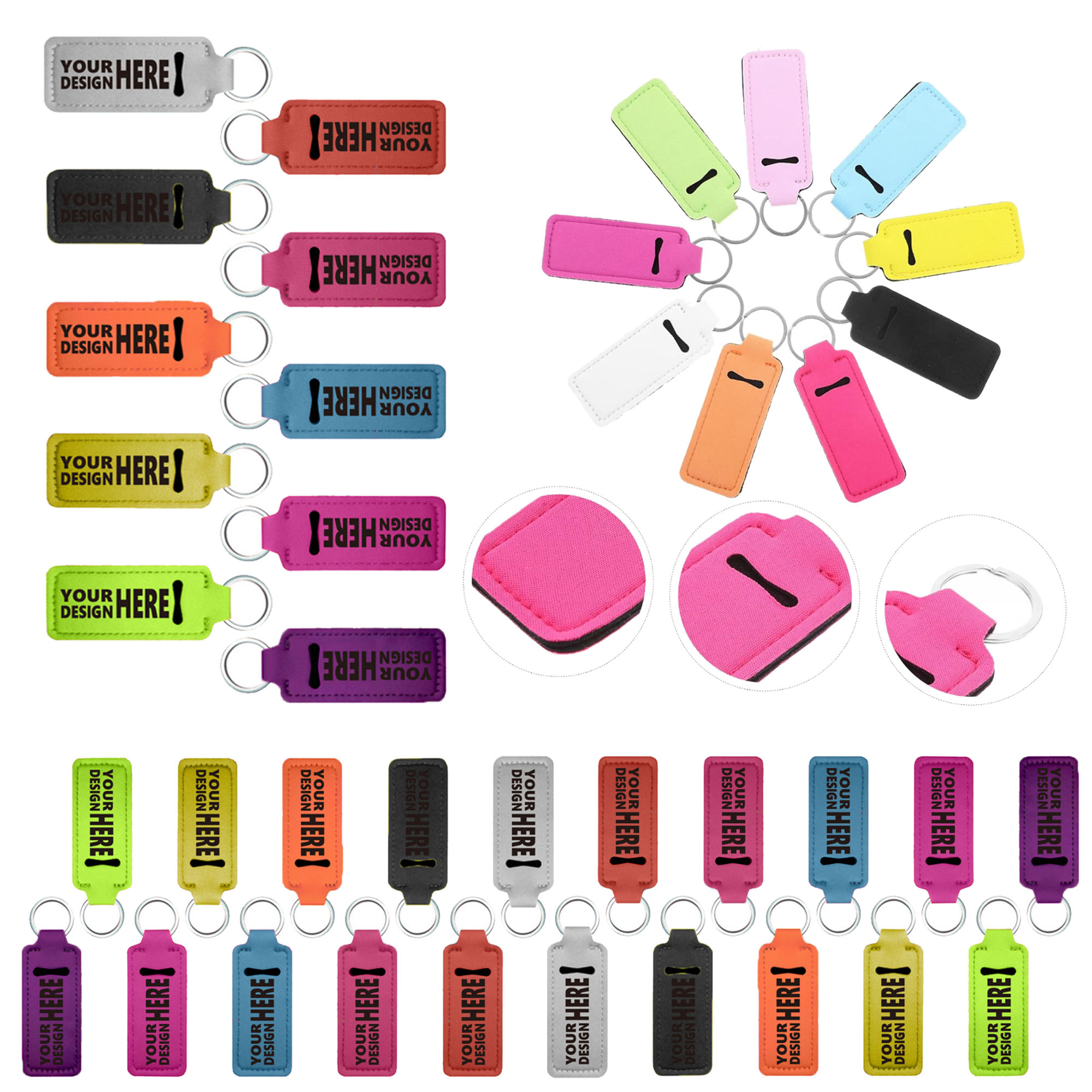 MOQ100 Lipstick Case Keychain 4