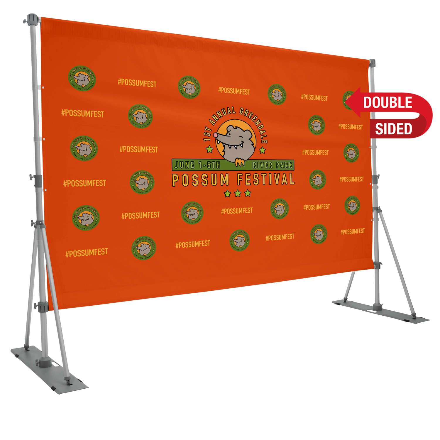 Headliner Banner Display Kit (18 oz. Vinyl, Double-Sided) 4