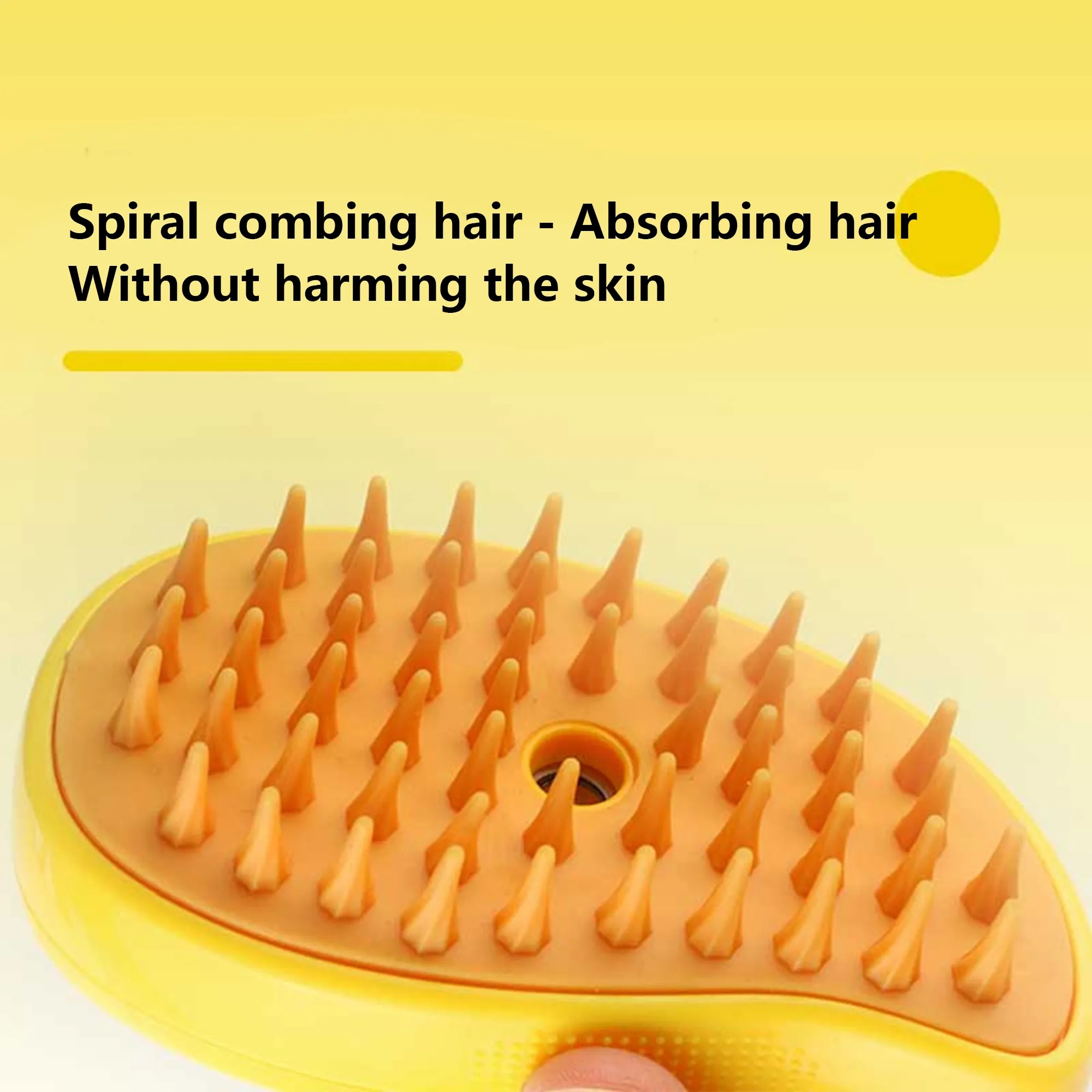 Electric Spray Pet Hair Removal Brush 3