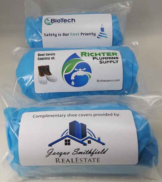 SKID-FREE, Non-woven Shoe Covers - PromoPack 3