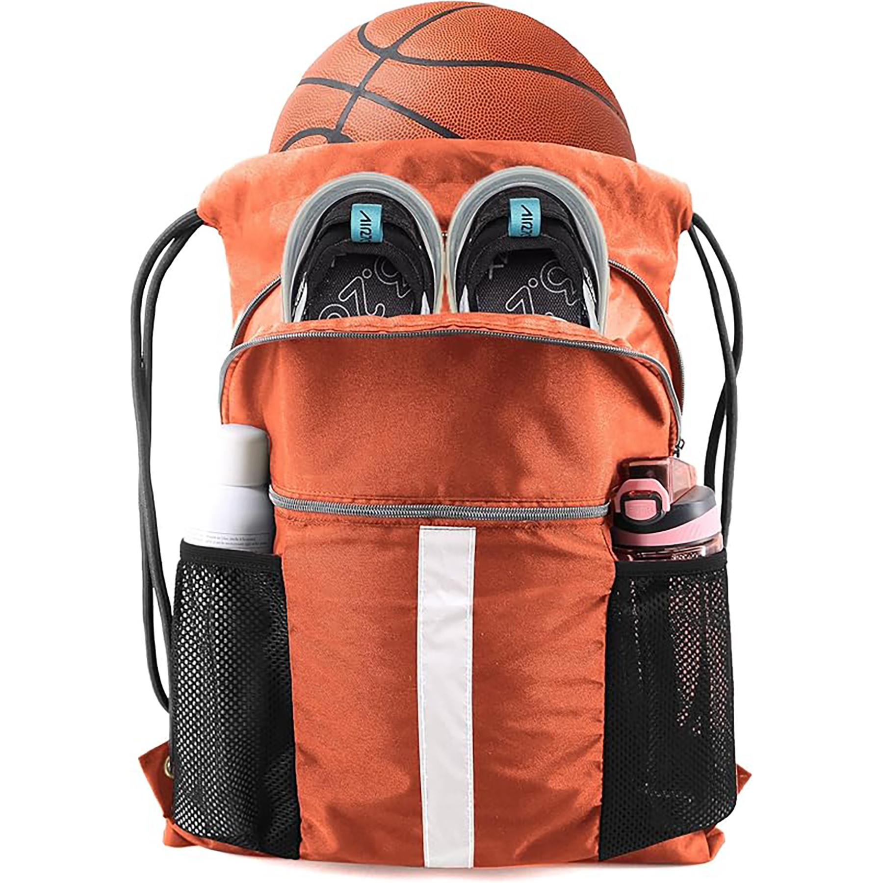 Drawstring Backpack with Shoe Compartment 5