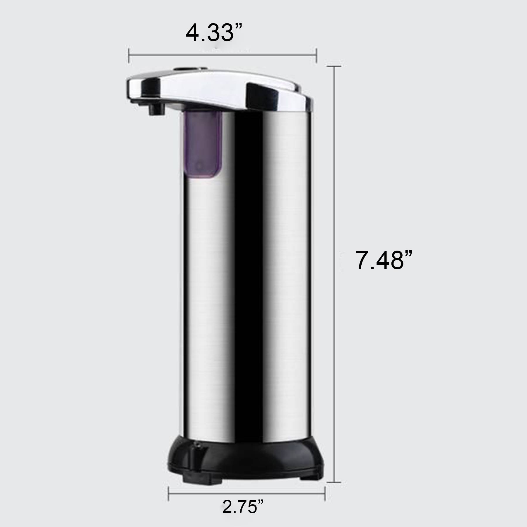 Stainless Steel Infrared Sensor Soap Dispenser 4