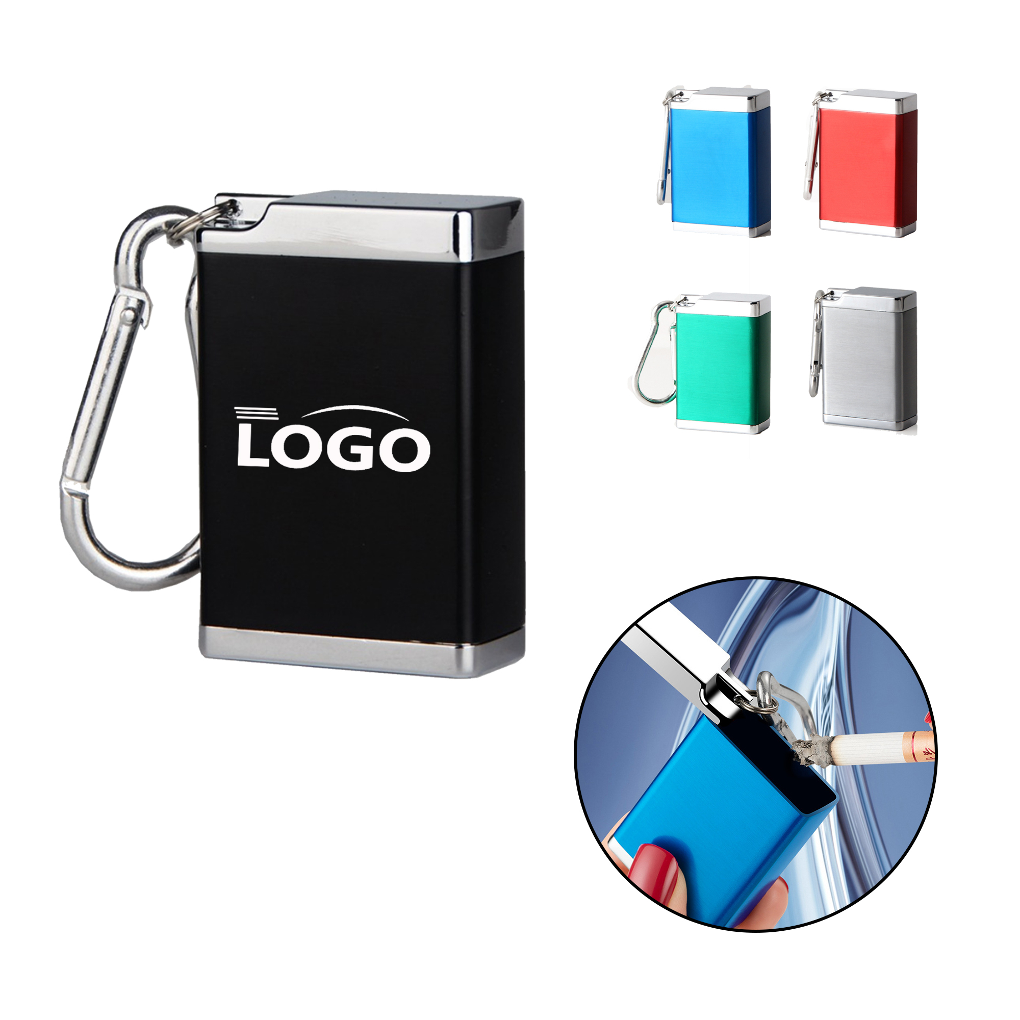 MOQ:20pcs Portable Pocket Ashtray 1