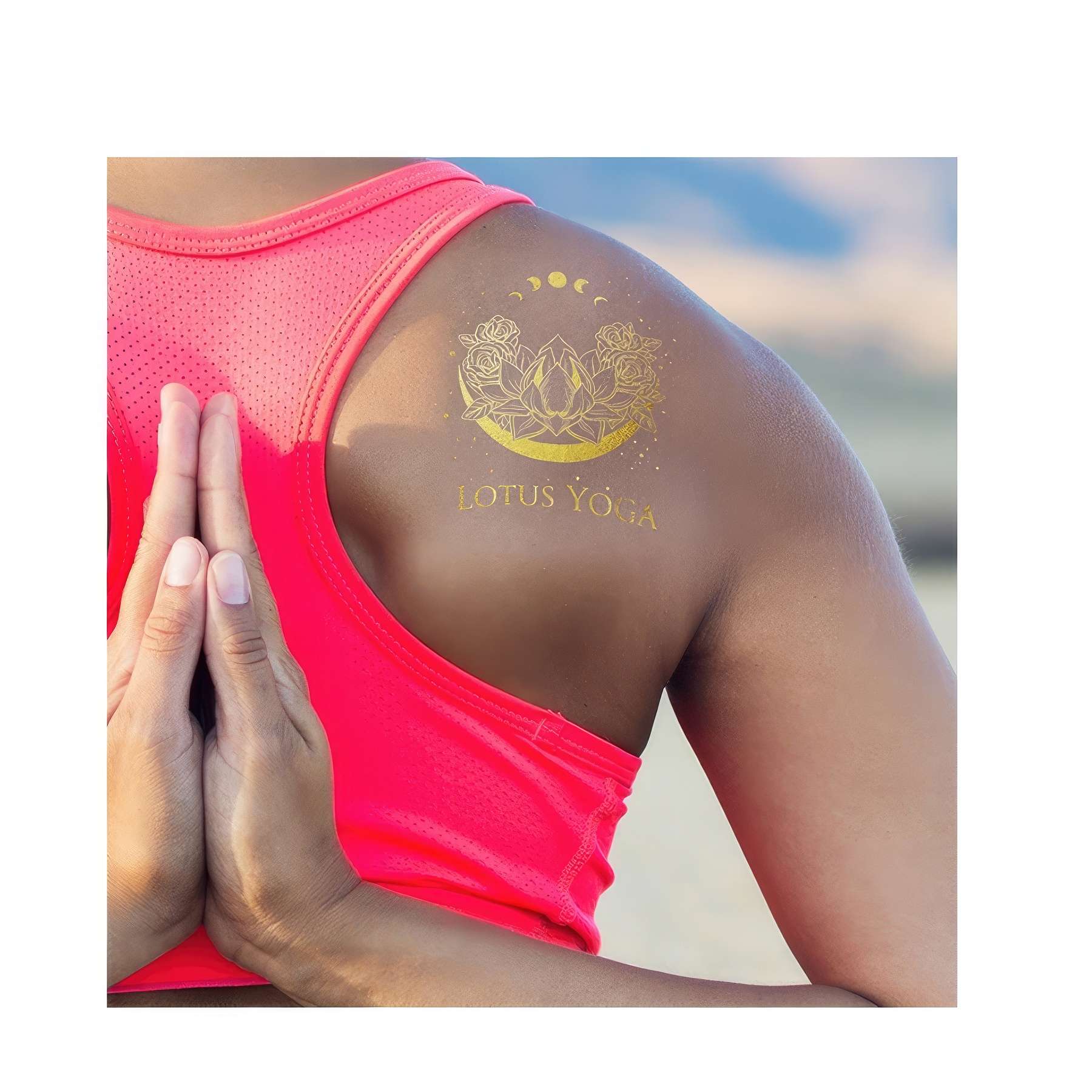 2" x 2" Custom Metallic Temporary Tattoos 2
