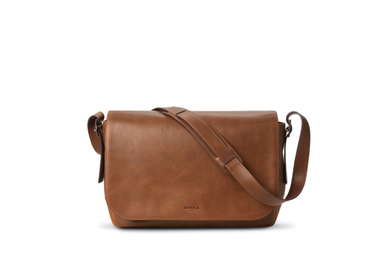 Shinola Runwell Messenger - Medium Brown 1