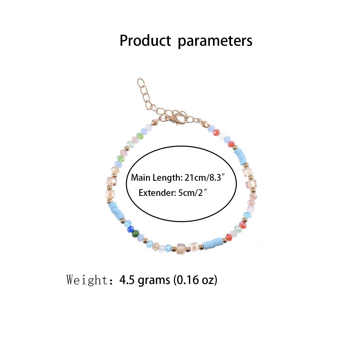 Boho Beaded Anklet – Colorful & Chic 3
