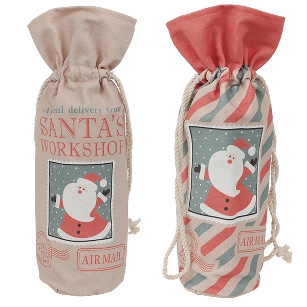 Christmas Wine Bottle Bag 1