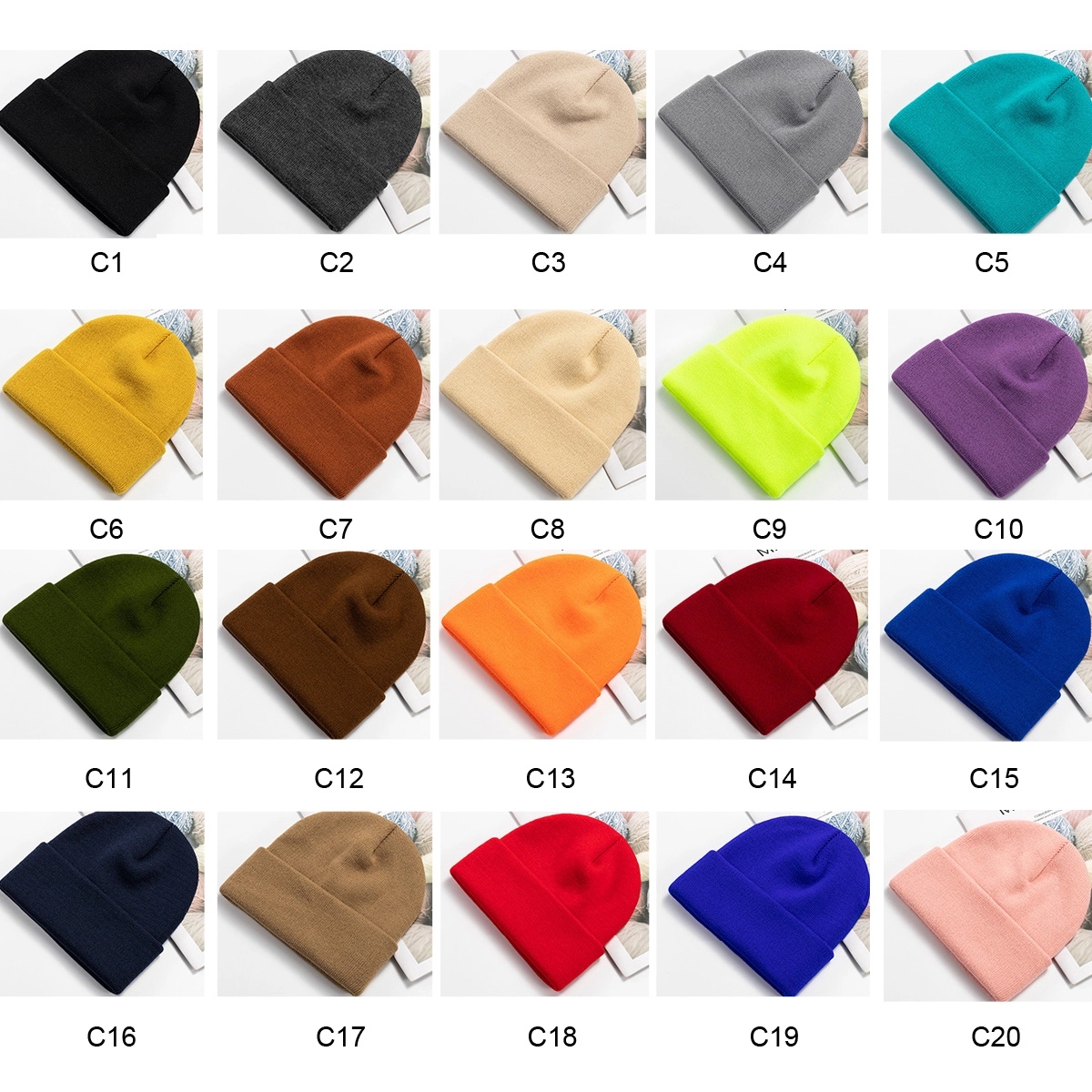 Winter Beanie Knit Hat 3
