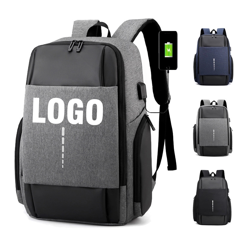 Custom Waterproof Laptop Backpack with USB Charging Port 3