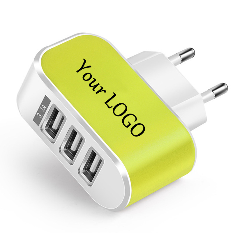 3 In 1 USB Charger With LED 5