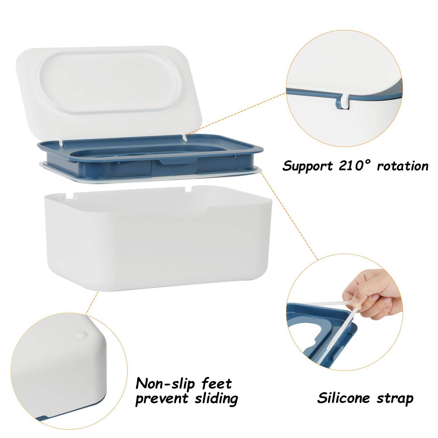 Refillable Plastic Wipe Dispenser 4