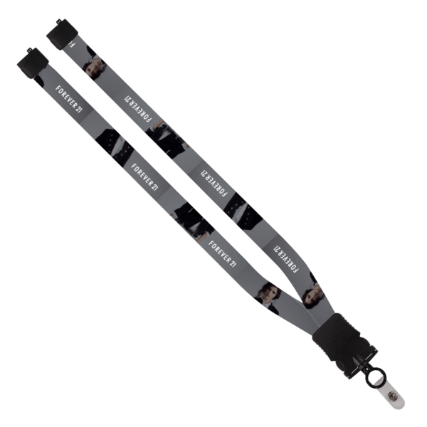 3/4" Dye-Sublimated Waffle Weave Lanyard 21