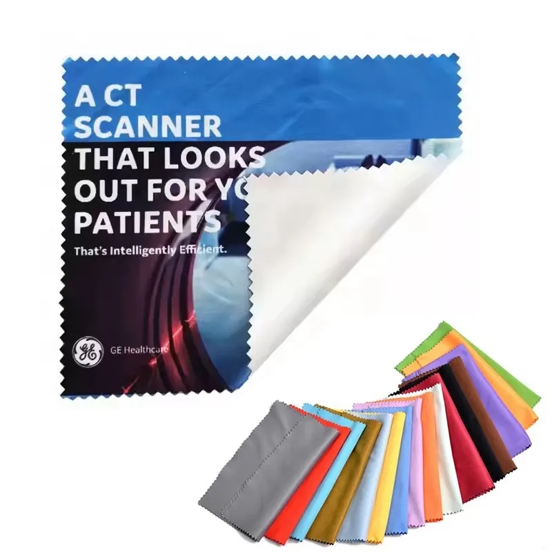 Dye Sublimation Microfiber Cleaning Cloth - 6x6 2