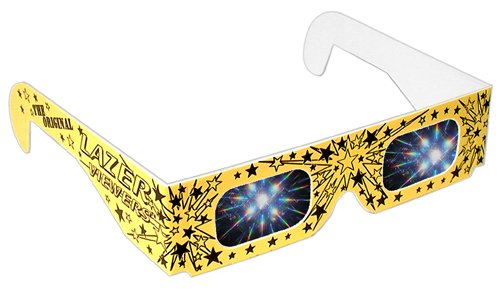Fireworks Glasses - Lazer Viewers - Neon Frames - Stock Imprint 1
