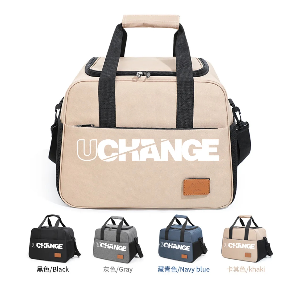 Insulated Picnic Lunch Cooler Tote Bag With Shoulder Strap 3