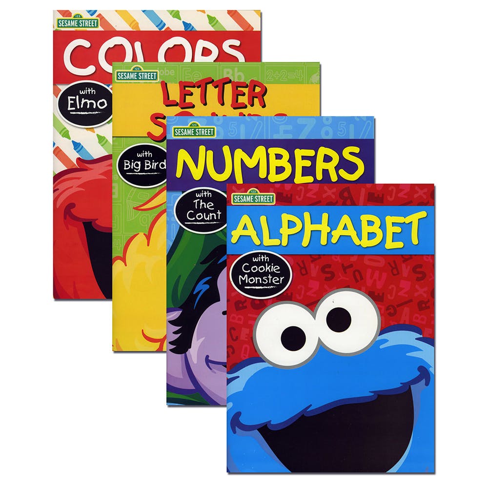 Sesame Street Workbooks - 4 Assorted Volumes 1