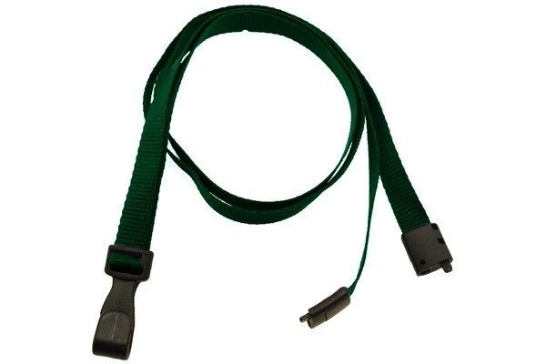 3/8" Recycled PET Lanyard with Breakaway (Plastic J-Hook) 2