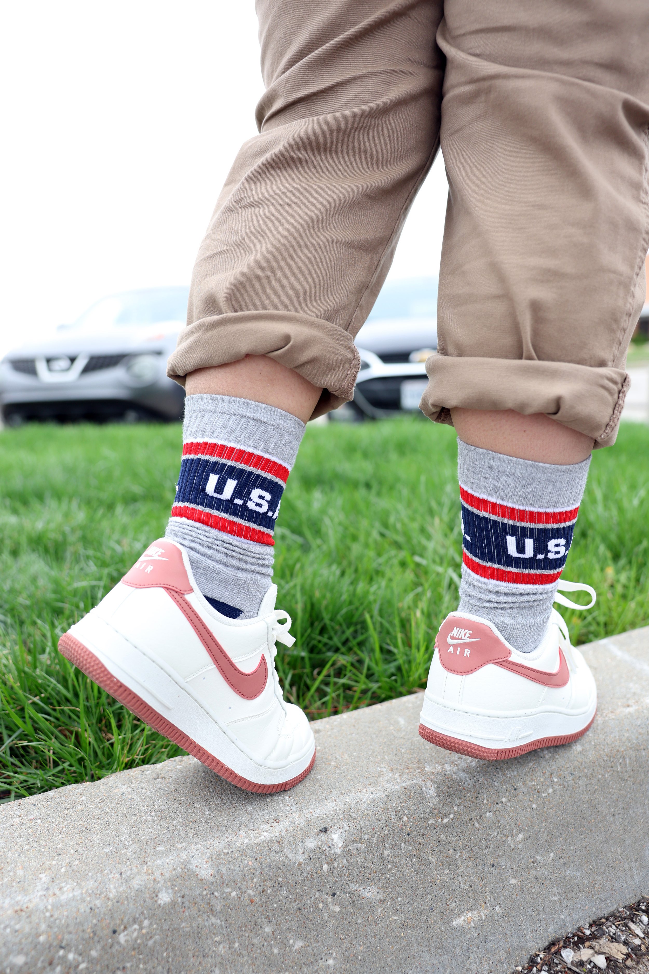 Ribbed Athletic Crew Sock - MADE IN USA 2