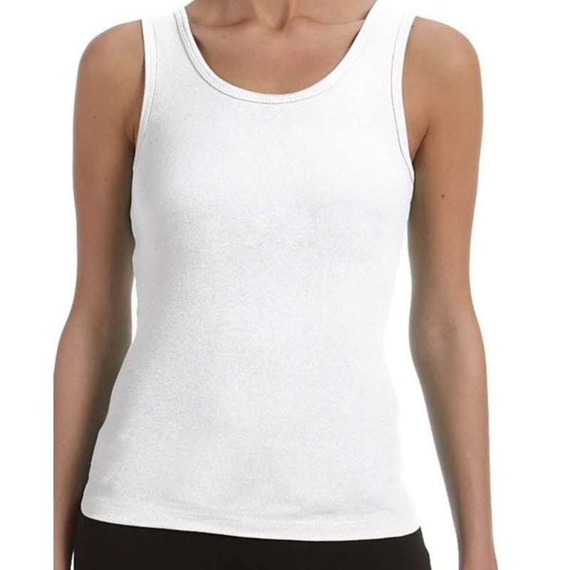 Bella Ladies Stretch Rib Tank 4