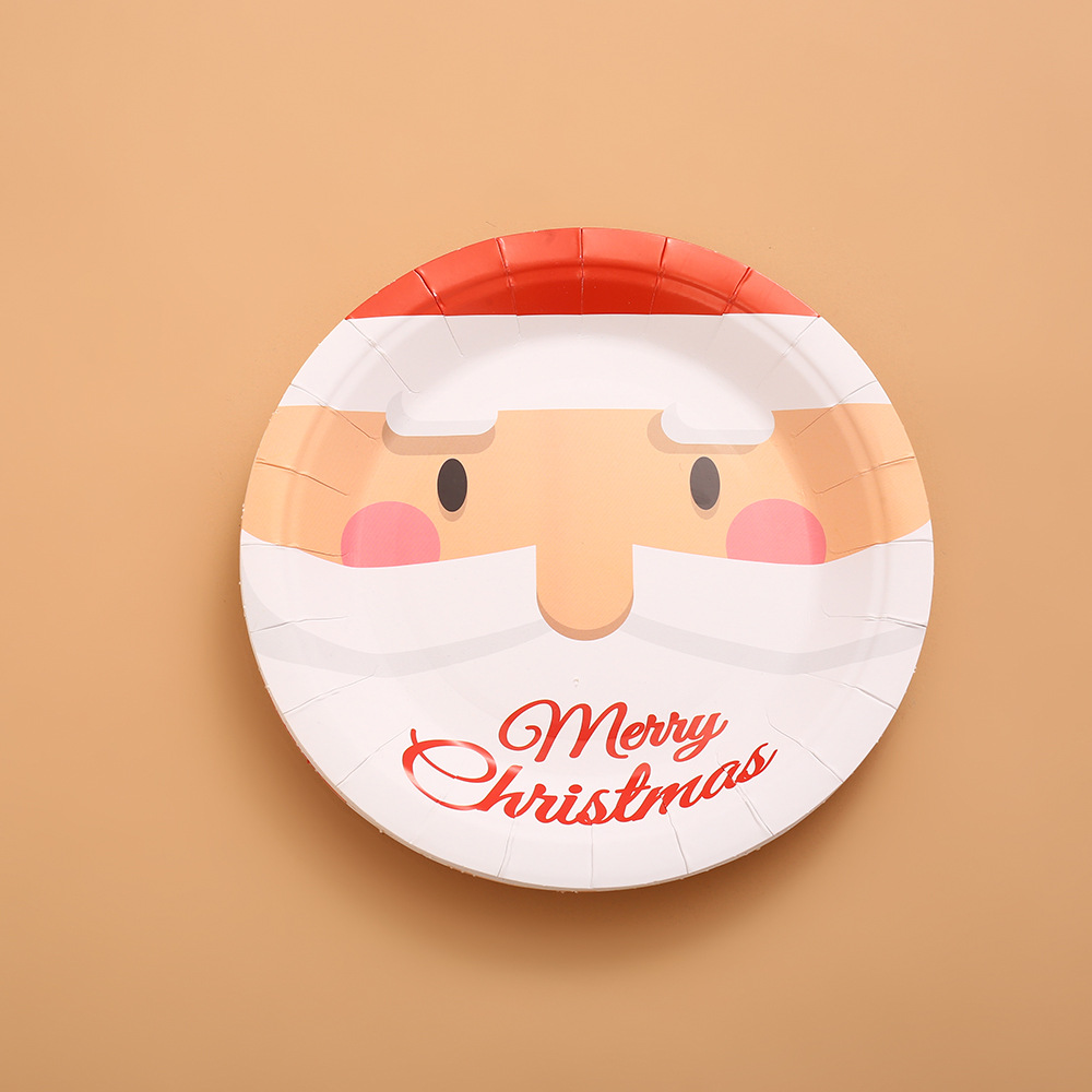 7'' Christmas Paper Plate 5