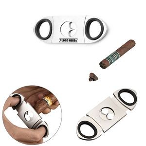 Elegant Black Ring Cigar Cutter With Double Sharp Blades 9