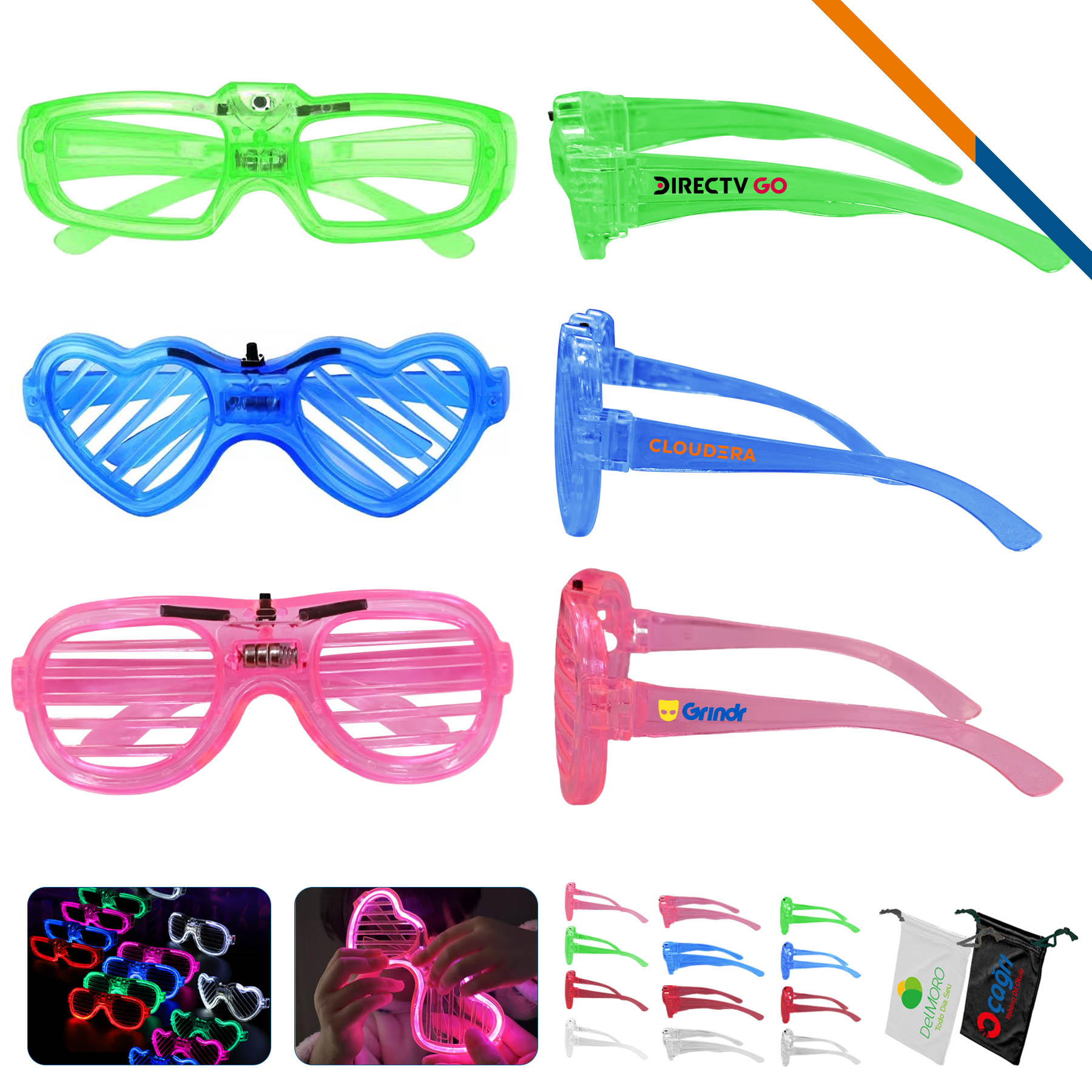 LiteEye LED Light Up Glasses 2