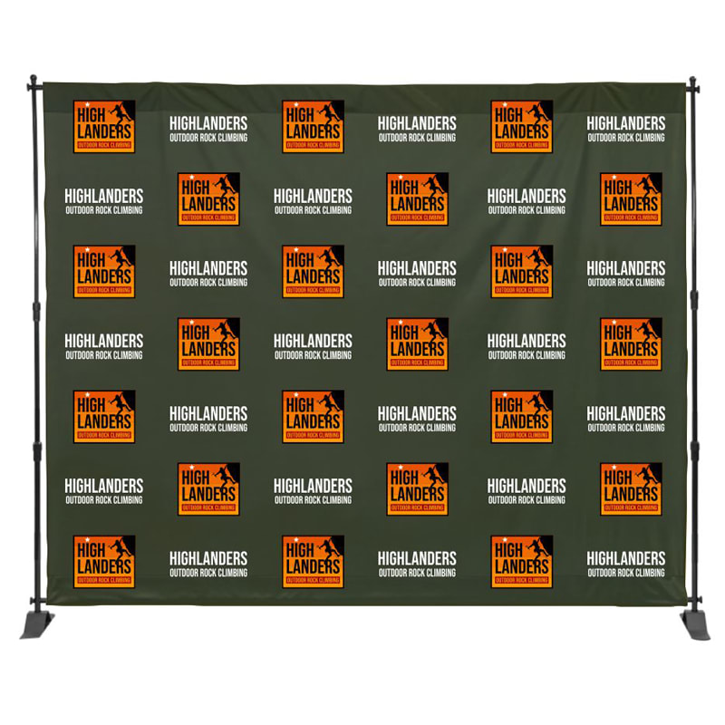 8ft X 10ft Step & Repeat Fabric Banner 2