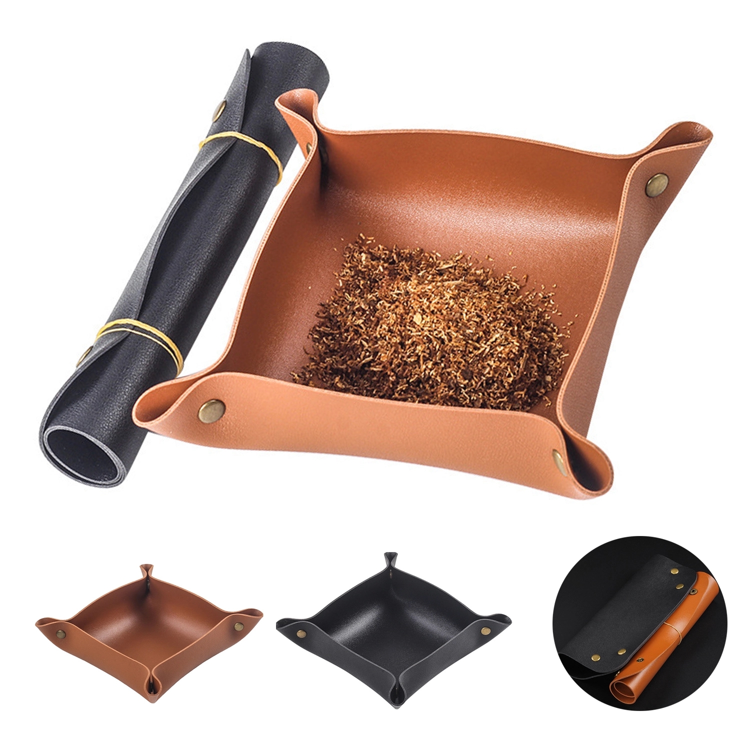 PU Leather Tobacco Tray 3