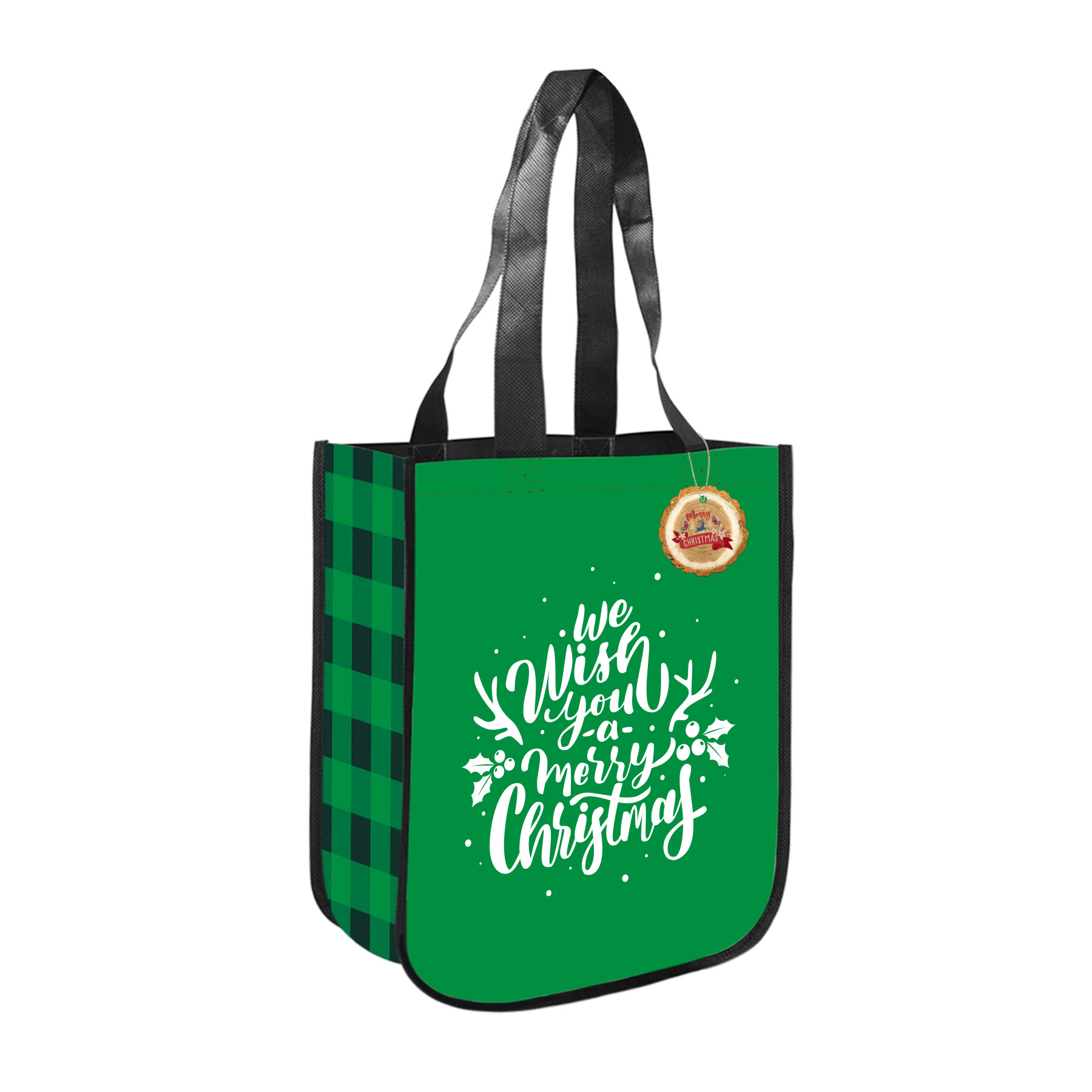 Christmas Tote with Ornament Set 2